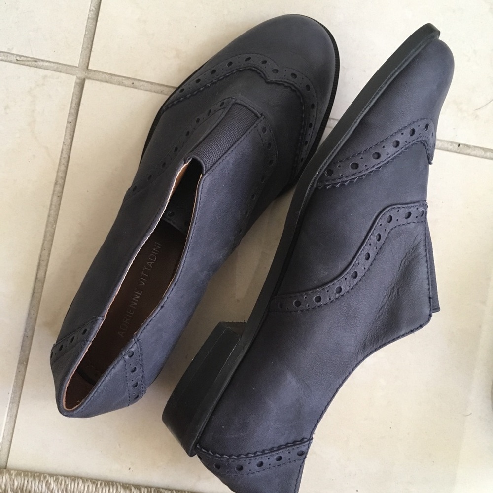 Adrienne Vittadini blue loafers